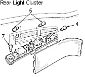 Rear Turn Signal, Stop and Tail, and Reversing Lights